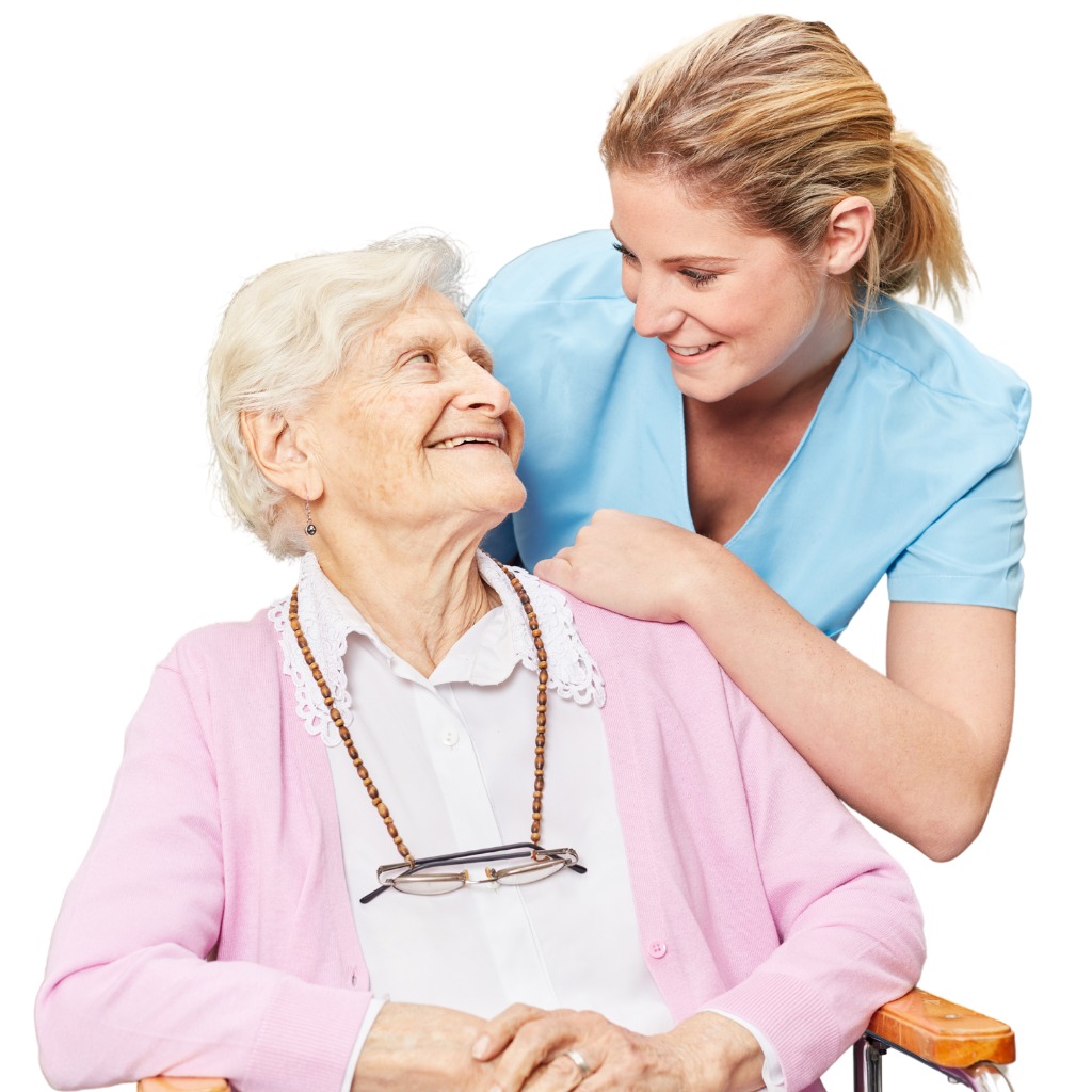 Caregiver and senior
